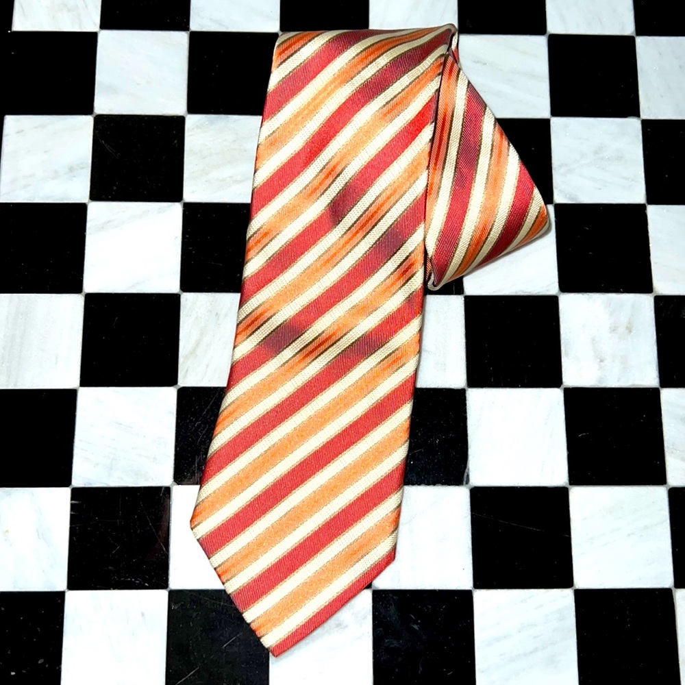 BOSS Hugo Boss Men’s 100% Silk Striped Necktie
